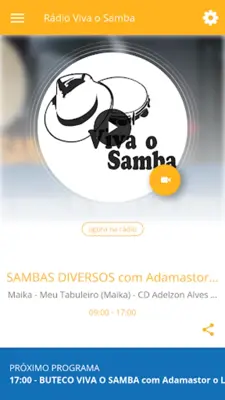 Rádio Viva o Samba android App screenshot 6